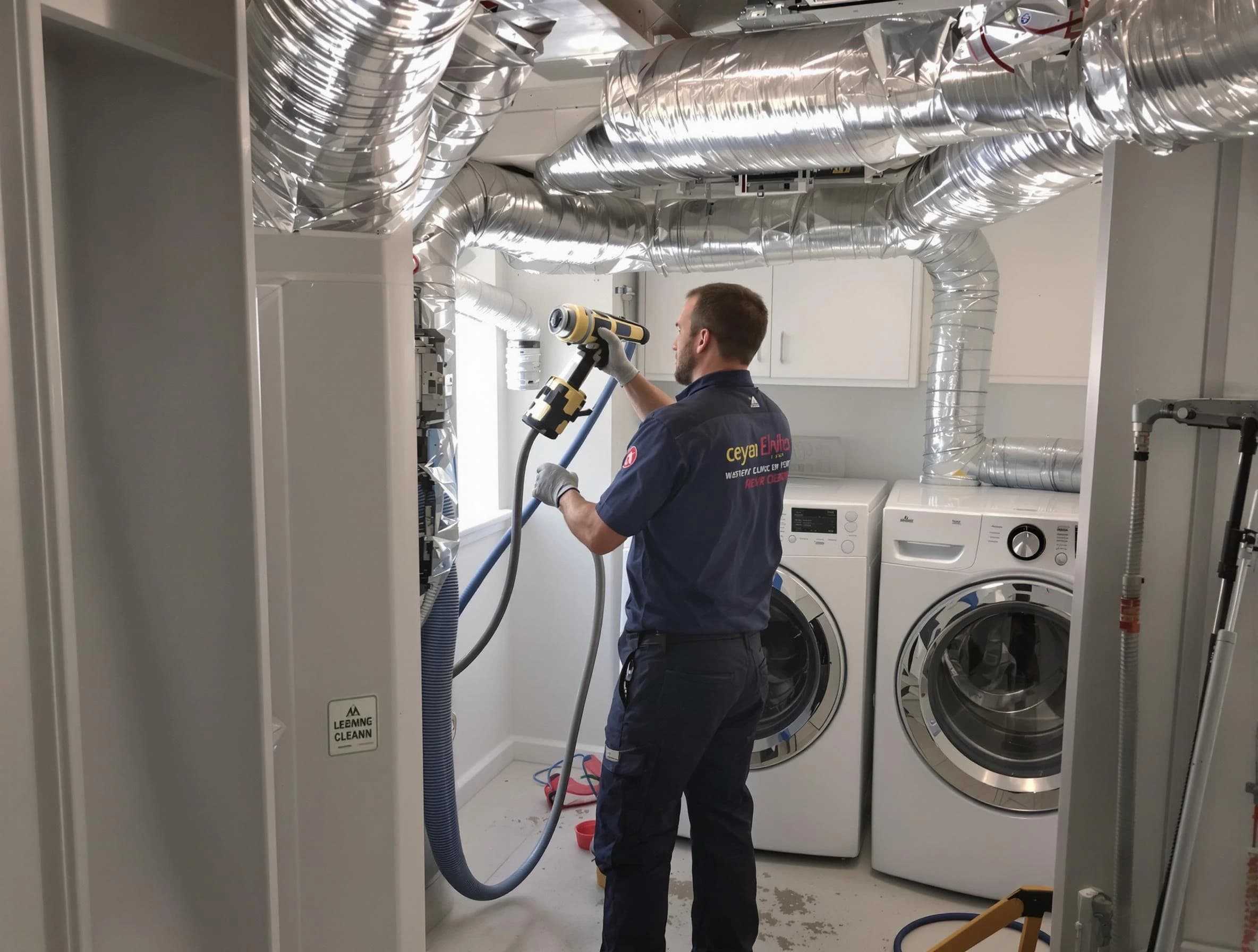 Boulder Dryer Vent Cleaning specialist using advanced equipment for thorough duct cleaning in Boulder