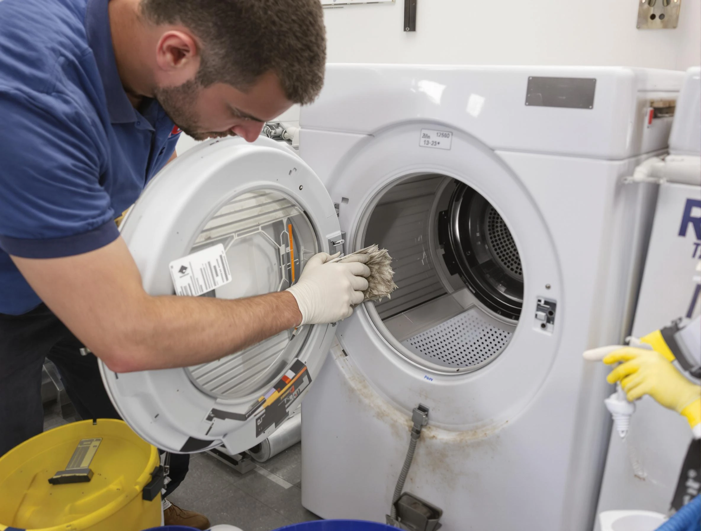 Boulder Dryer Vent Cleaning specialist performing detailed lint trap cleaning service in Boulder